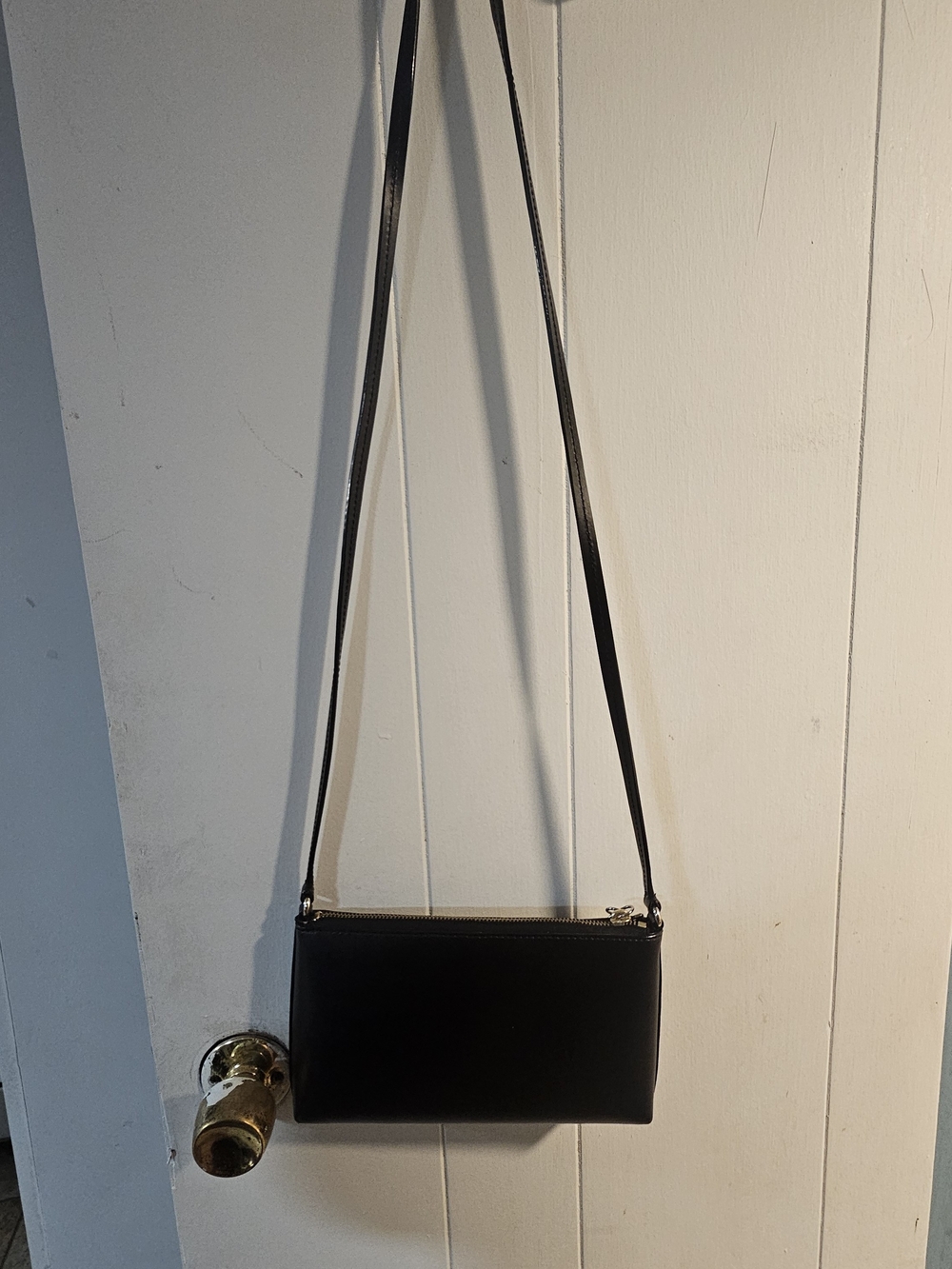 kate spade Black Mini Crossbody with Gold Hardware